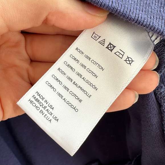 FP Beach by Free People Matching Sweatshirt & Sweatpants Set, Dark Blue, Size XS - Picture 8 of 16